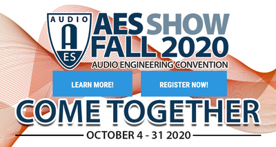 AES Show News - Dr. Santucci speaking at virtual convention