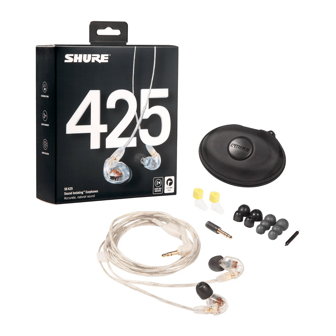 Shure SE425 Pro Dual-Driver Universal-Fit Earphones Shure SE425 Pro Dual-Driver Universal-Fit Earphones