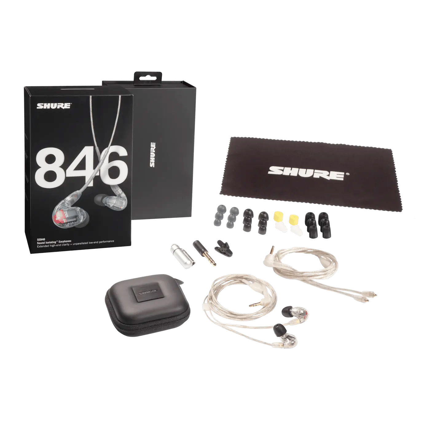 Shure 846 イヤホン Amazon.com: Shure SE846 Wired Sound Isolating Earbuds, High