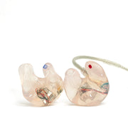 3MAX custom earphones, clear siicone