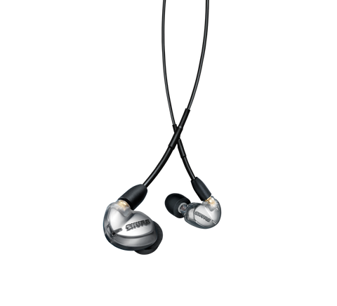 Shure SE425 IEMs, silver